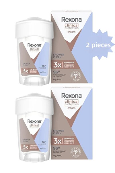 Rexona Clinical Protection Shower Clean 2 Pieces