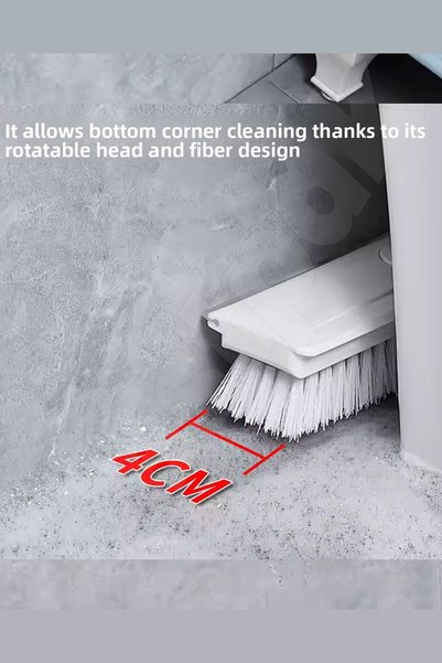 Destpak Multi-Function Foaming 360 Degree Rotating Head Hard Tip Hairpin Brush Foaming Brush