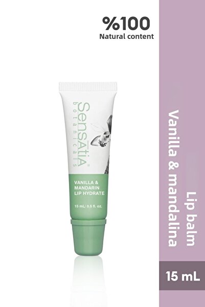 Sensatia Botanicals Moisturizing and Repairing Natural Lip Balm 15ml - Vanill...