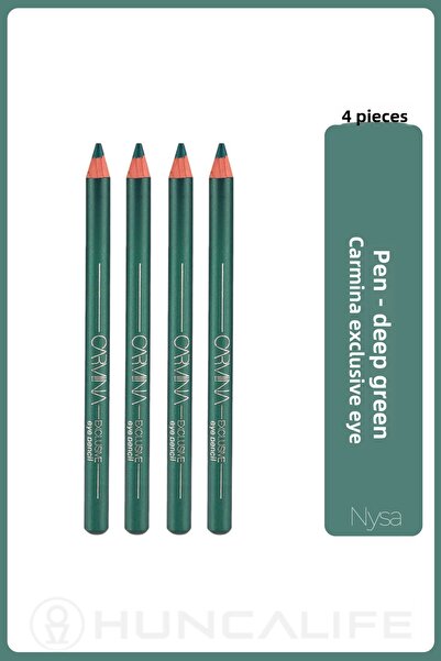 Huncalife Exclusive Eye Pencil Deep Green - 4 Pieces