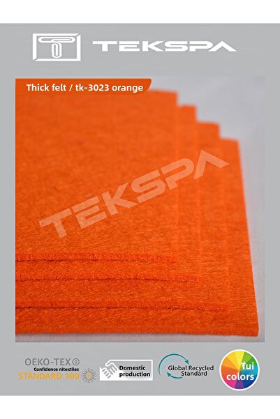 KEÇE DÜNYASI لباد برتقالي سميك 100×100