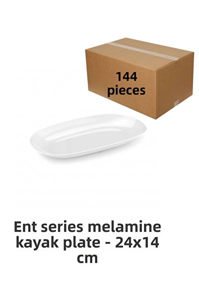 BARITCIOGLU Melamine Ent Leukanta Boat Plate 24 cm