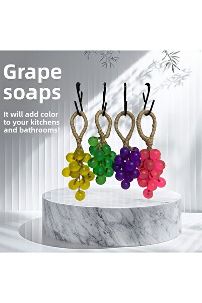 renklidüşler صابون عنب سالكيم - برائحة البنفسج واللافندر - مصنوع يدويًا