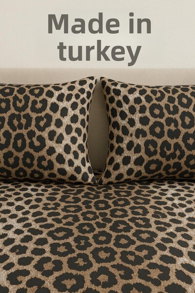 Güvenal Carmen Pillowcase Fitted Sheet Set Patterned Pillowcase and Fitted Sheet Dowry