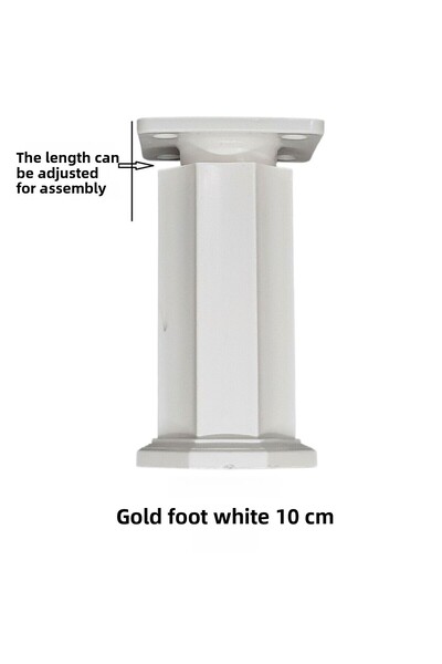 Adilon GOLD AYAK 10cm Alb, inclusiv șuruburi