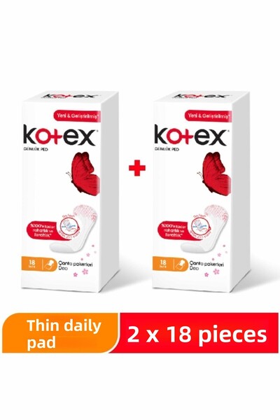 Kotex Thin Daily Pad Perfumed 18 Pack of 2