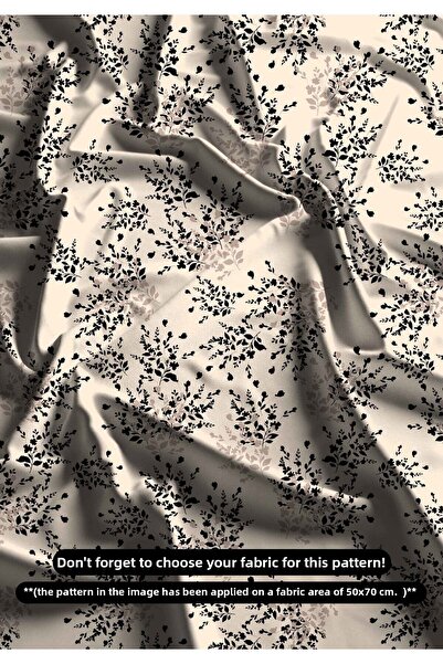 DESENİX قماش طباعة رقمية بأغصان الزهور الأنيقة |   150x100 سم |   4 خيارات ال...