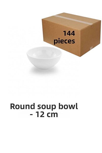 BARITCIOGLU وعاء شوربة ميلامين 12 سم 144 قطعة