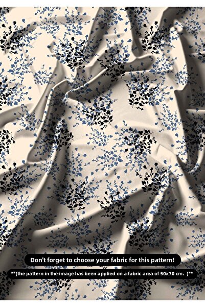 DESENİX قماش طباعة رقمية بأغصان الزهور الأنيقة |   150x100 سم |   4 خيارات ال...