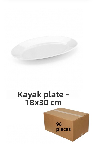 BARITCIOGLU Industrial Kitchen Equipment Melamine Boat Plate 30 cm