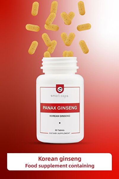 Smartcaps Panax Ginseng 60 Tablets