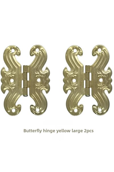 Adilon Balama decorativă galbenă cu fluture mare 2 bucăți (7cm X 5cm)