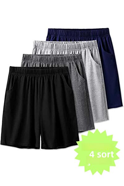 JustBS شورت نسائي مكون من 4 قطع