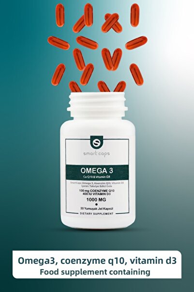 Smartcaps Omega 3 Vitamin D3 Q10 30 Softgel