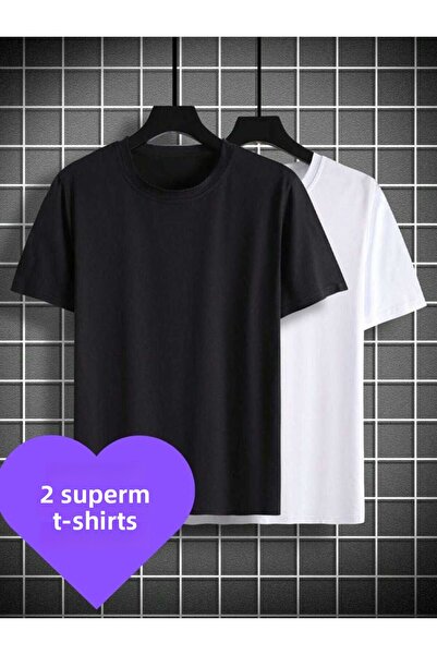 JustBS Γυναικείο T-Shirt 2 τεμαχίων σε ίσια γραμμή