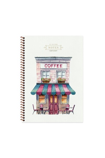KESKİN COLOR دفتر ملاحظات La Plume Shop مقاس A4 ملون من Keskin - وردي