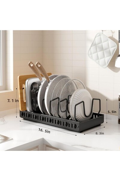 Larimar Organizator pentru oale și tigări cu șină telescopică