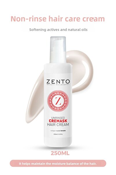 ZENTO Hair Cream Cremask Leave-In Hair Care Cream 250 ml