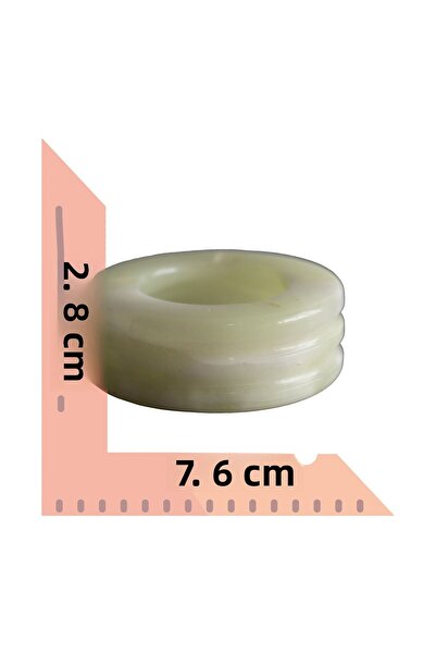 taru pasaj Original Handmade Onyx Natural Stone Ash Tray – Decorative 3 Tier Ashtray 7.6 cm