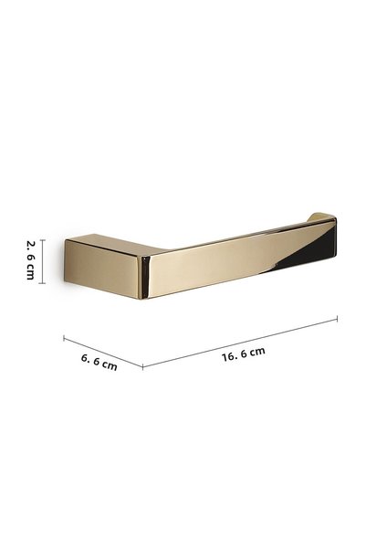 Gedy Pyrenees Toilet Paper Holder, Light - Gold