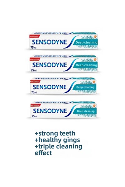 Sensodyne معجون أسنان للتنظيف العميق 75 مل 4 قطع