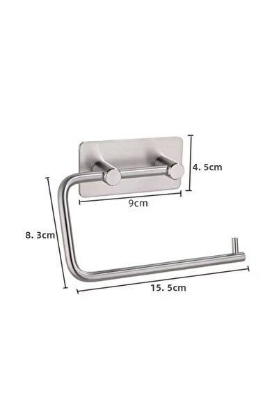 ardini ΘΗΚΗ ΧΑΡΤΙΟΥ Τουαλέτας ΑΝΟΞΕΙΔΩΤΟ ΧΡΩΜΙΟ ΧΡΩΜΙΟ ΜΕ ΑΝΤΑΛΛΑΚΤΙΚΟ ΔΙΠΛΟ ΣΤΑΘΜΕΥΤΙΚΟ