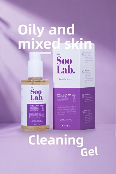 The Soo Lab جل منظف للبشرة الدهنية والمختلطة |   الانتوين، حمض الساليسيليك، ا...