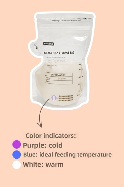 BEBEBAO Breast Milk Storage Bag 200 ml 50's