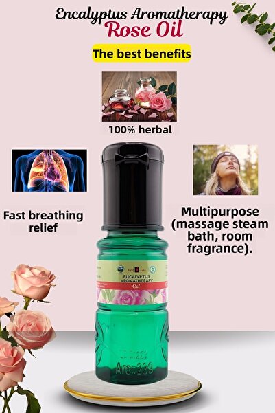 değer Cap Lang Eucalyptus Aromatherapy Oil - Rose Oil