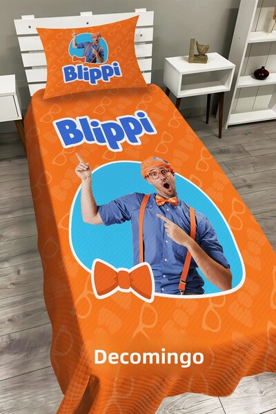 dekomingo Bli̇ppi̇ Patterned Children's Room Pi̇ke Set