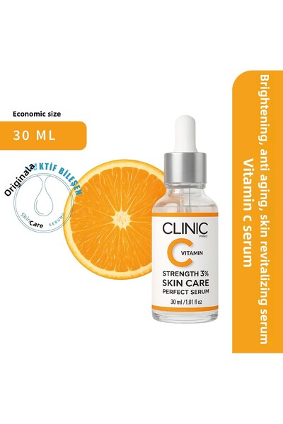 CLINIC PYROO Vitamin C Serum – Brightening, Anti Aging, Skin Revitalizing Serum 30 ml