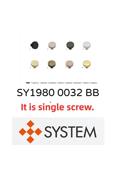 System Sy1980 0032 Bb Matte Yellow Color Modern Single Handle