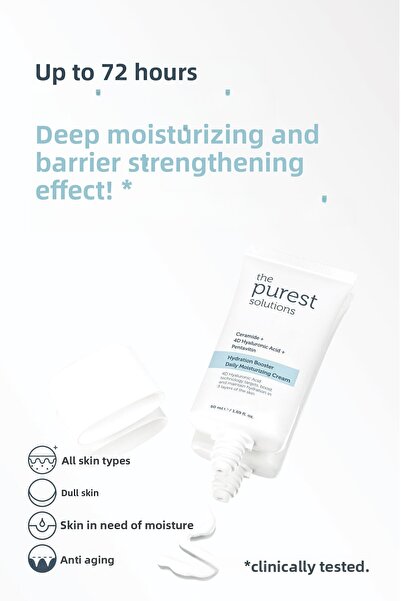 The Purest Solutions 24 Hour Effective Daily Intensive Moisturizing Skin Care Cream 50 ml