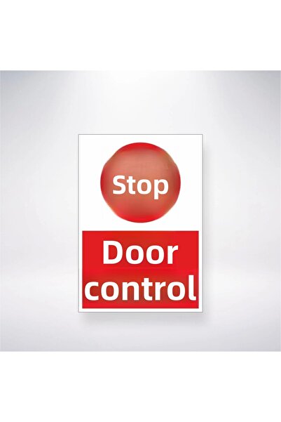 Reysa Tasarım توقف التحكم في الباب 21x35 ملصق لاصق خلفي