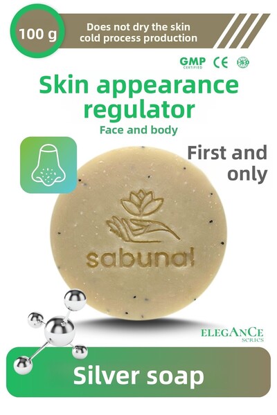 sabunal Silver Soap - Skin Appearance Regulating and Soapy for Porous Sensiti...