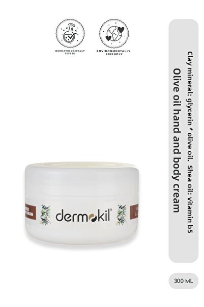 Dermokil كريم العناية باليدين والوجه والجسم بزيت الزيتون 300 مل