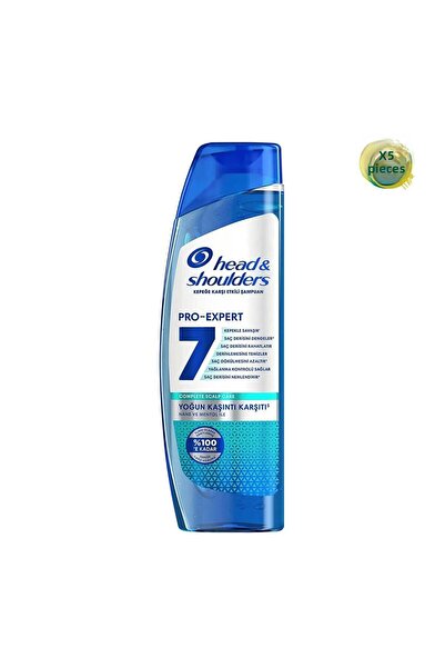 Head&Shoulders Head & Shoulders Pro-Expert 7 Intensive Shampoo with Mint and Menthol 300 ml - 5 Pcs