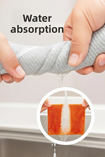 poswicon Lavetă magică de curățare pentru bucătărie, fără urme, lavetă de mân...