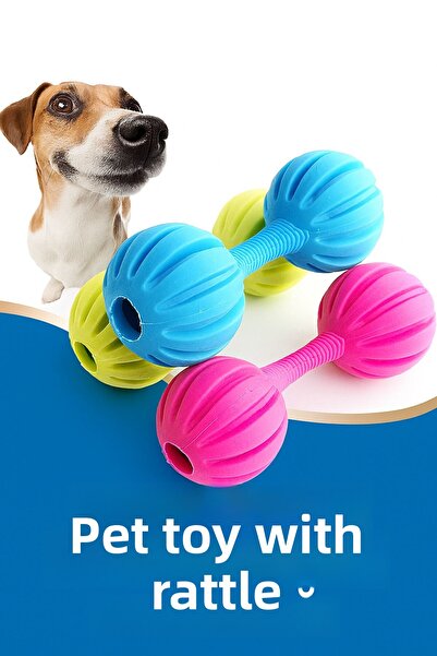 Yenilig Pet Toy with Rattle – Fun and Durable Play Ball for Cats and Dogs