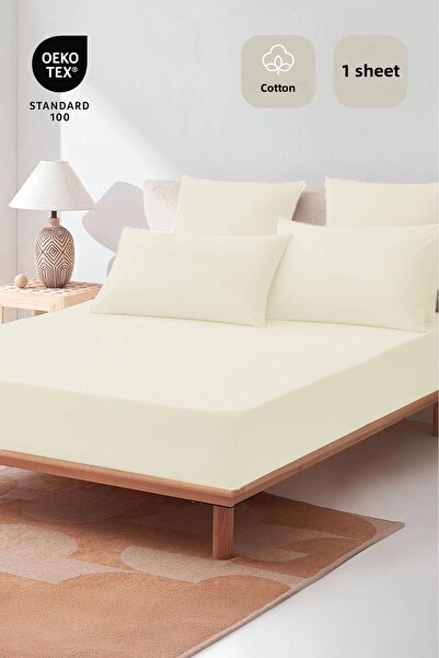 Owra Elastic Cotton Fitted Combed Sheet Single Double King Size Bed 100X200, 160X200, 180X200