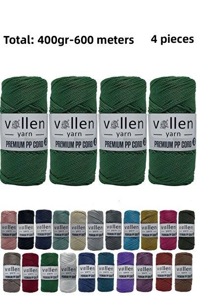 vollen yarn 600m Ață de macrame din poliester, Ață Supla, Ață pentru pungi, A...