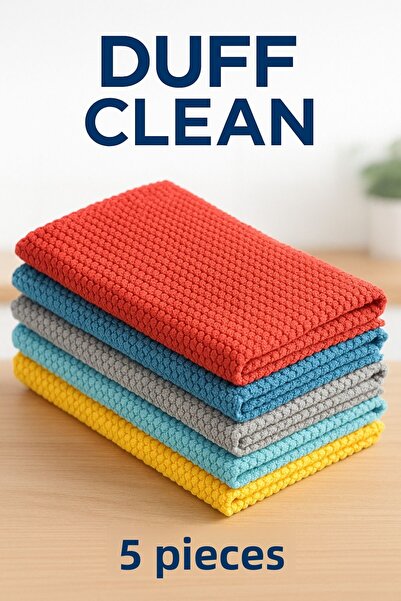 DUFF CLEAN Noua generație de cârpă de curățare profesională din microfibră, f...