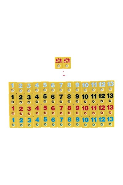Sera Oyun Aletleri Special Production Yellow Color Lion Model Melamine Okey Stone