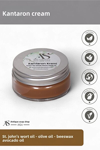 AS ANTİK SABUNHANE 1924 كريم نبتة سانت جون (معجزة حمراء)