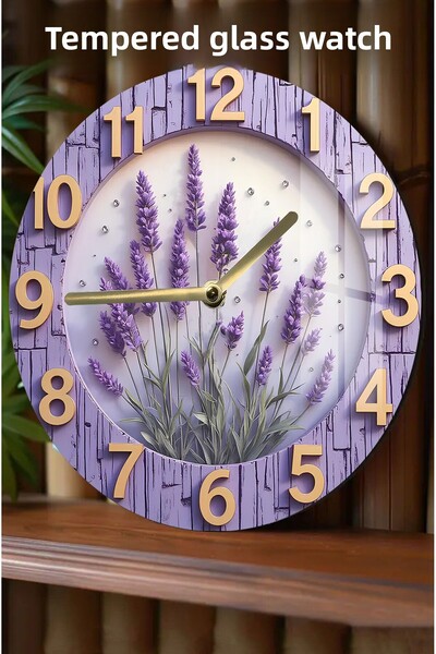 kutuTR Exquisite, Durable and Modern Decor! 3D Look Tempered Glass Watch – 33 cm Csdw271