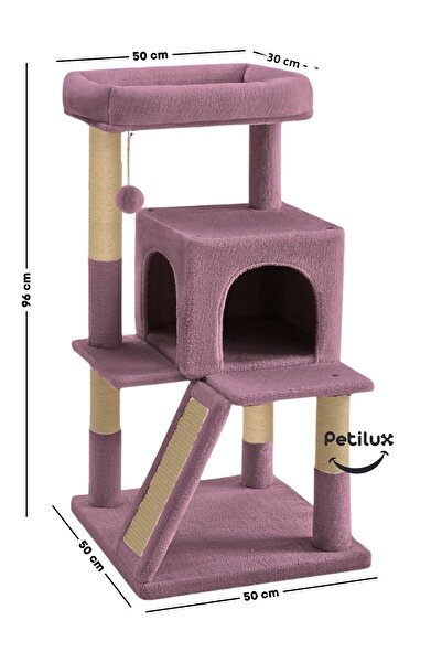 Petilux Decorative Cat Scratching House with Terrace