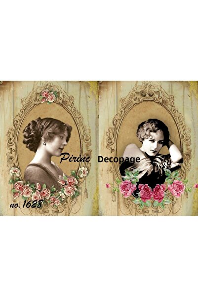LİNEART Brass Decopage Paper No:L1628- 29X42Cm