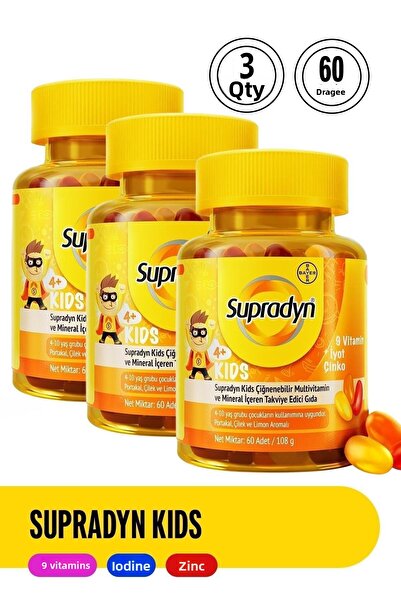 Supradyn Kids 60 Tablet 3 Pieces
