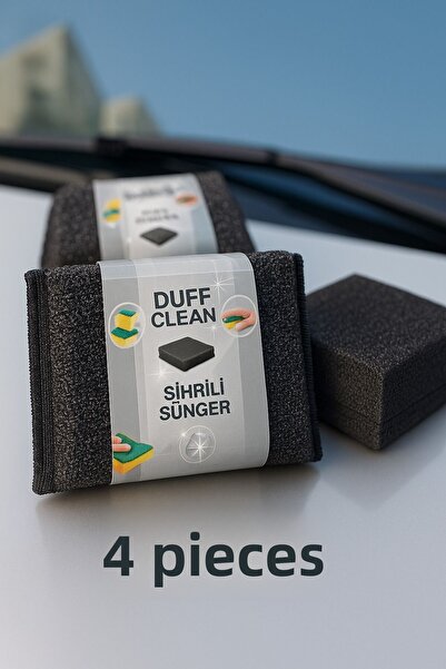 DUFF CLEAN 4 bucăți burete de vase din sârmă inoxidabilă Magic Inox