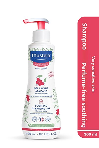 Mustela شامبو جل للبشرة الحساسة جدًا 300 مل